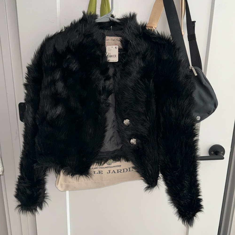 Free People Faux Fur Jacket